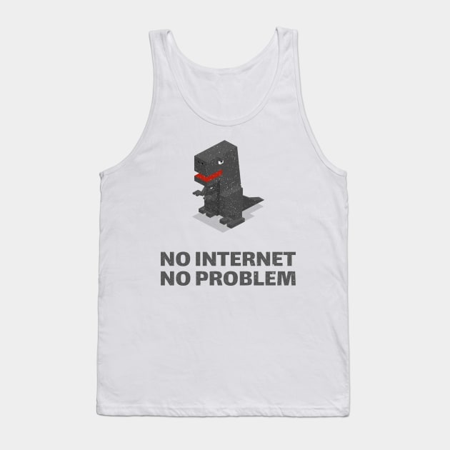 8-bit NO Internet NO Problem Tank Top by ForEngineer